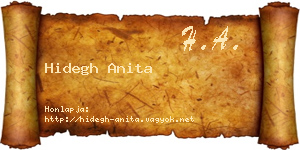 Hidegh Anita névjegykártya